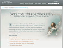 Tablet Screenshot of overcomingpornography.org